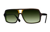 image of aviator-sunglasses with green lenses